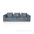 Sala de estar de tecido de linho personalizado conjunto de sofá moderno
